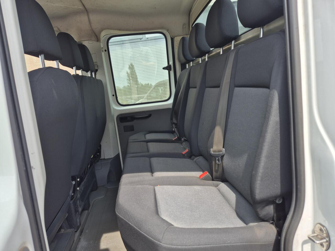 Volkswagen CRAFTER 35 2.0 TDI motor defect openlaadbak dc 7-pers 80dkm euro6 L3 Comfortline pick-up open-laadbak
