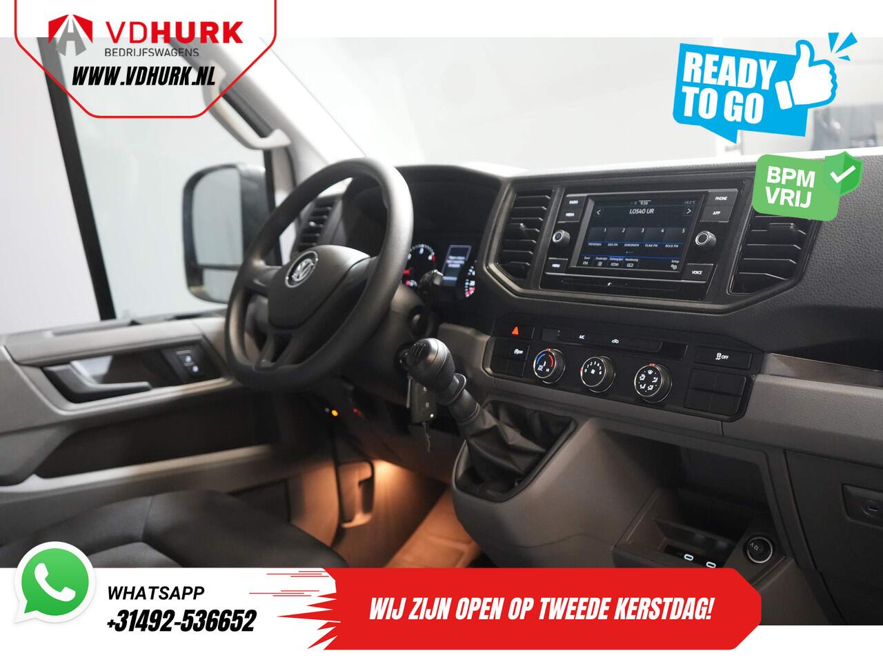 Volkswagen CRAFTER 50 165 pk Effer 352S Kraan/ Crane/ Kran/ Autokran/ PTO/ Open laadbak/ Dubbel Lucht