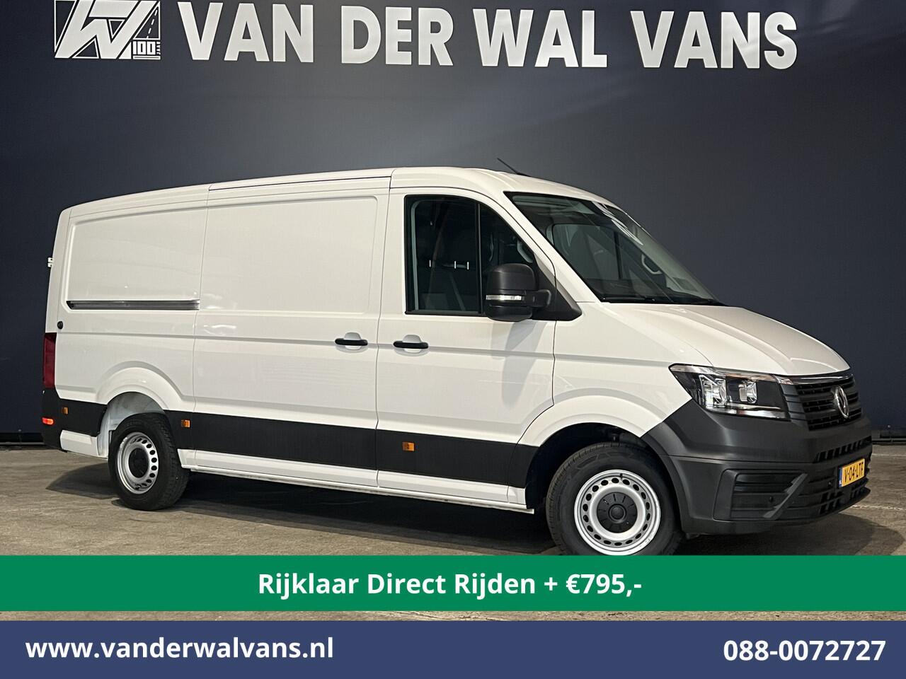 Volkswagen CRAFTER 2.0 TDI 141pk L3H2 (Oude L2H1) Euro6 *Rijklaar Direct Rijden* Airco | Camera | Apple Carplay | 3000kg Trekhaak | Cruisecontrol Android Auto, Parkeersensoren, Bijrijdersbank