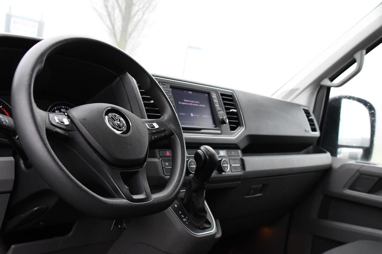 Volkswagen CRAFTER 35 2.0 TDI L4H4 Highline Adaptieve Cruise, Camera, Carplay, LED, Clima, Automaat, Sensoren, 177pk, Trekhaak, Sensoren, Uniek! camper project