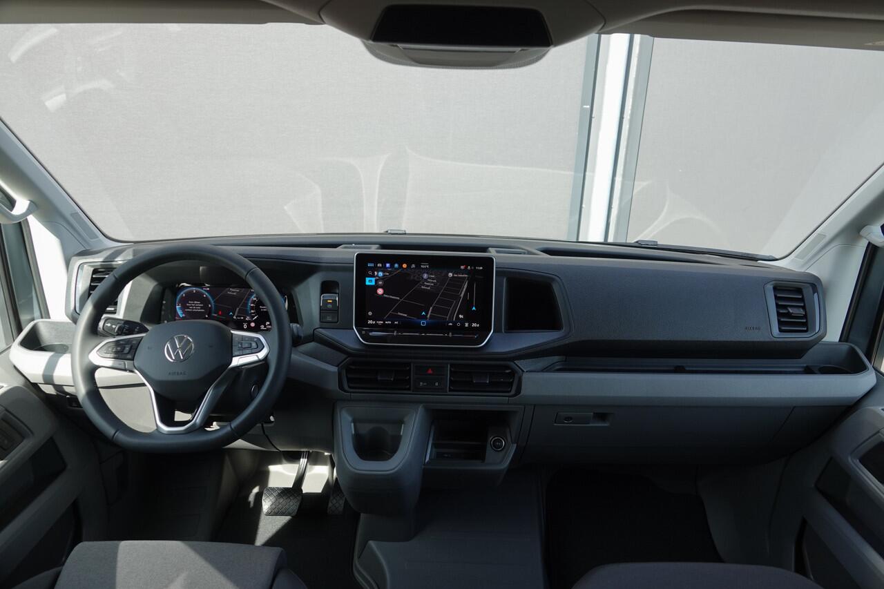 Volkswagen CRAFTER L3H2 | 177Pk Aut. | Dubbele Cabine | Nieuw Model | 10,4'' Navigatie | 19'' | Oyster Silver