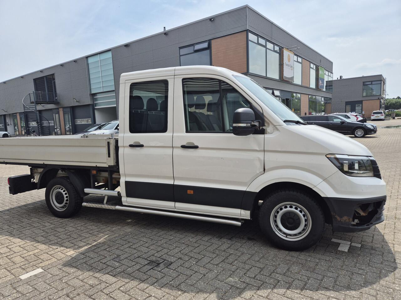 Volkswagen CRAFTER 35 2.0 TDI motor defect openlaadbak dc 7-pers 80dkm euro6 L3 Comfortline pick-up open-laadbak