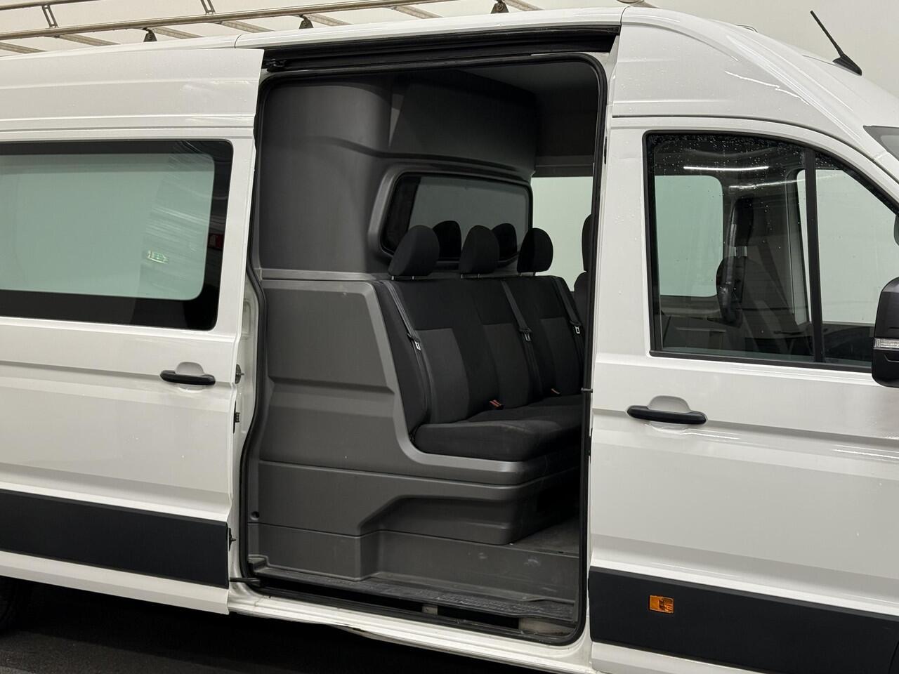Volkswagen CRAFTER 35 2.0 TDI L4H3 Dubbele Cabine Automaat Navi Airco Cruise Control Imperiaal&Ladder Trekhaak