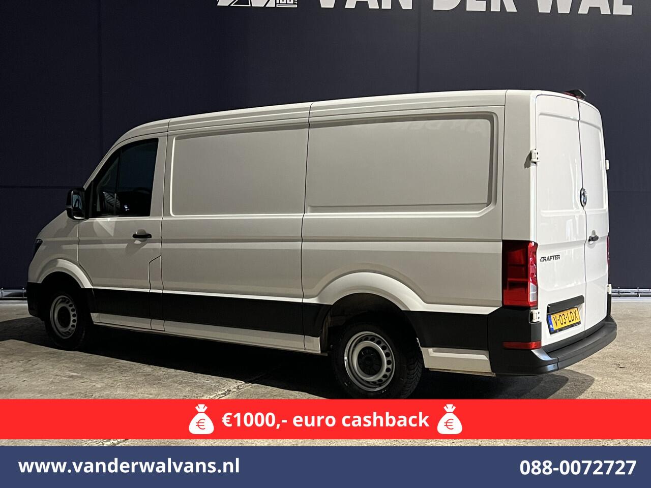 Volkswagen CRAFTER 2.0 TDI 141pk L3H2 L2H1 Euro6 *Rijklaar Direct Rijden* Airco | Navigatie | Camera | Apple Carplay Android Auto, Parkeersensoren, Bijrijdersbank