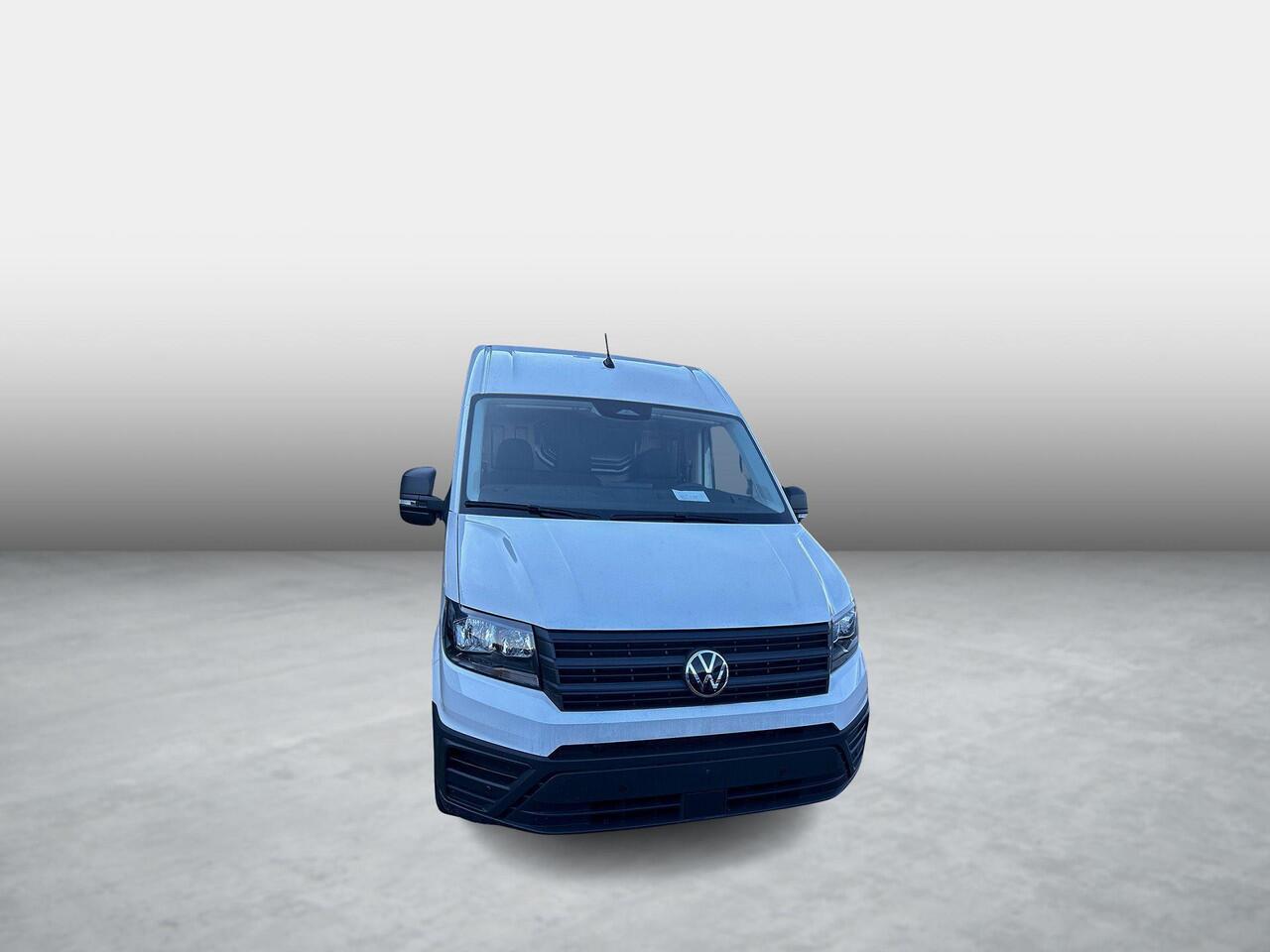 Volkswagen CRAFTER Bedrijfswagens Trendline L3H3 35 (140 pk) 103 kW pk 6 versn. Hand | BPM vrij | Vierseizoensbanden | Trekhaak met vaste kogel (inclusief aanhangwagenstabilisator) | Middelhoog dak (h3) | Achteruitrijcamera (rear view) |