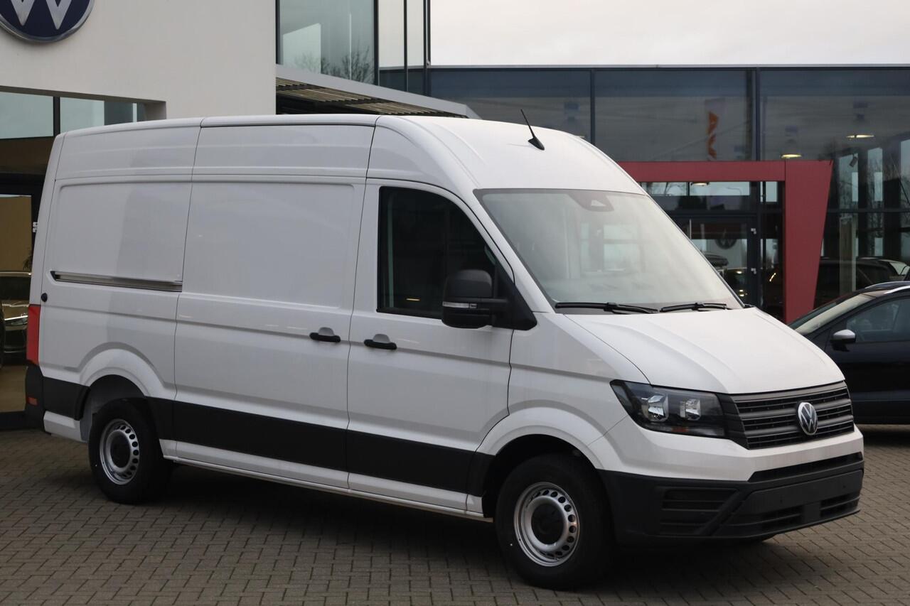 Volkswagen CRAFTER 30 2.0 TDI L3H3 Trendline 140PK / 103kW, BPM vrij, achteruitrijcamera, navigatie- en multimediapakket, achterdeuren met vergrote openingshoek, cruise control, LED-laadruimteverlichting, middelhoog dak (h3), stoelbekleding stof robuust "marathon", parkeers
