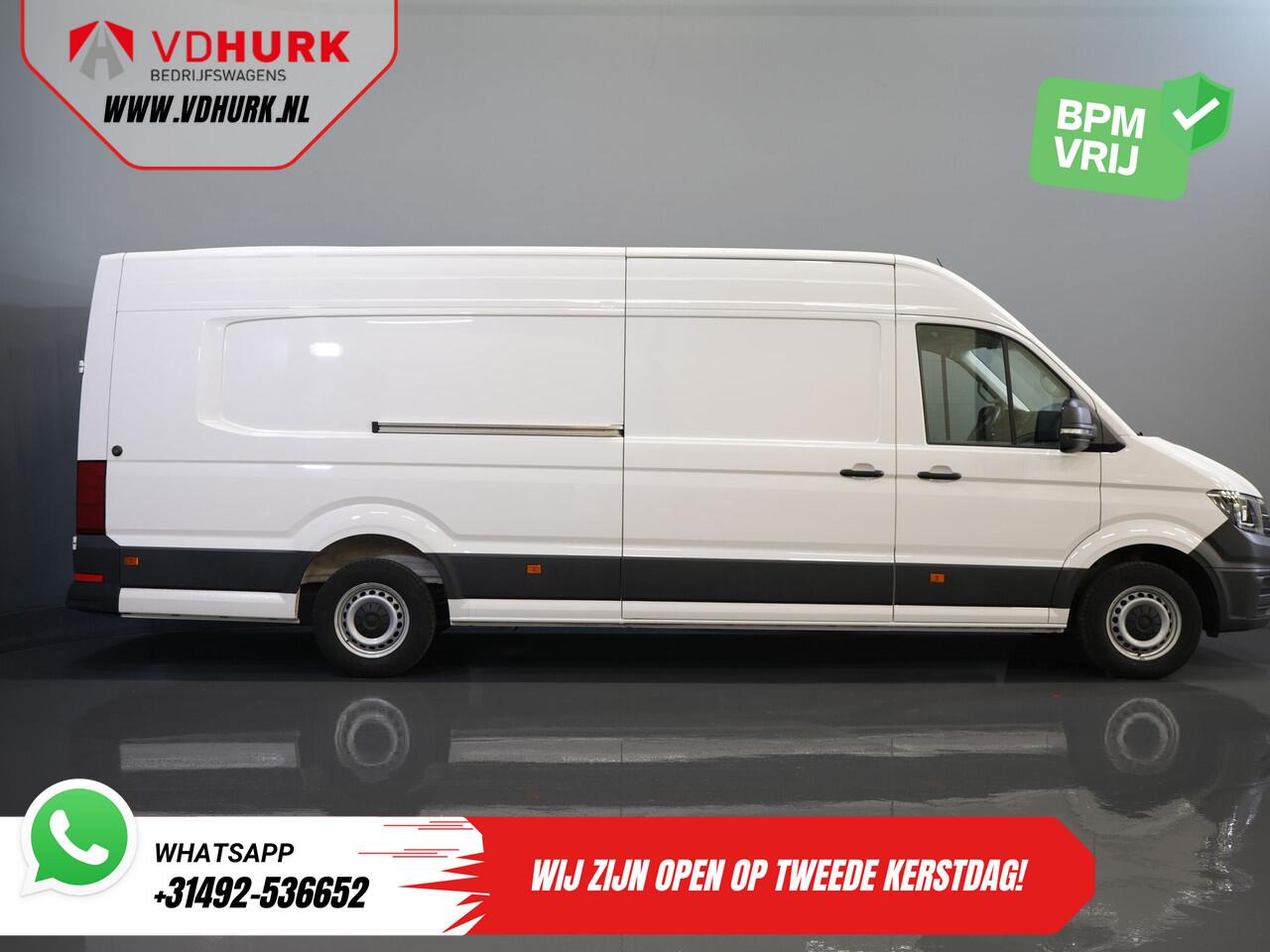 Volkswagen CRAFTER 35 2.0 TDI 140 pk L5H3 BPM VRIJ! 2x Schuifdeuren/ 270 Gr.Deuren/ Carplay/ Camera/ Airco