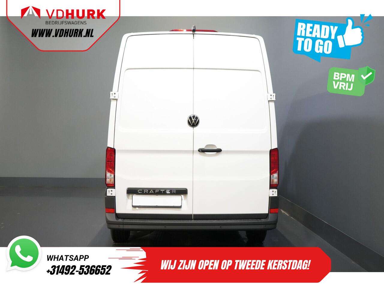 Volkswagen CRAFTER 35 2.0 TDI 140 pk DSG Aut. L3H3 BPM VRIJ! Virtual Cockpit/ LED/ Camera/ Cruise/ Carplay/ Gev.Stoel