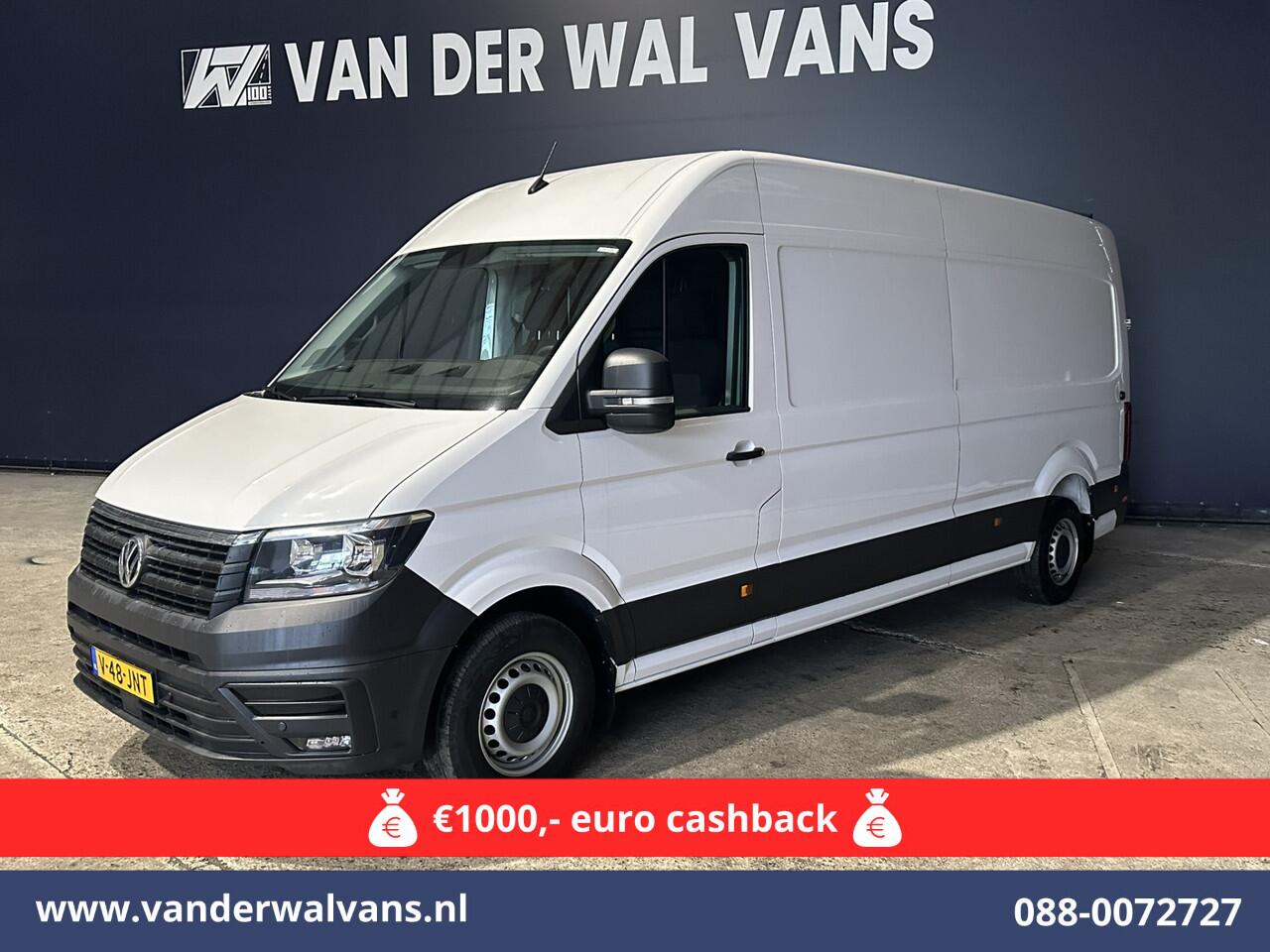 Volkswagen CRAFTER 2.0 TDI 140pk Automaat L4H3 L3H2 Euro6 Airco | Navigatie | Apple carplay | Camera Cruisecontrol, android auto, parkeersensoren, bijrijdersbank, 270 gr. achterdeuren