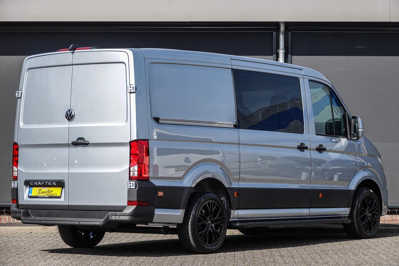 Volkswagen CRAFTER L3H2 | 177Pk Aut. | Dubbele Cabine | 2x Schuifdeur | Nieuw Model | 10,4'' Navigatie | 19'' | Oyster Silver