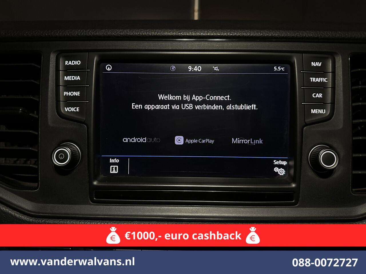 Volkswagen CRAFTER 2.0 TDI 141pk L3H2 L2H1 Euro6 *Rijklaar Direct Rijden* Airco | Navigatie | Camera | Apple Carplay Android Auto, Parkeersensoren, Bijrijdersbank