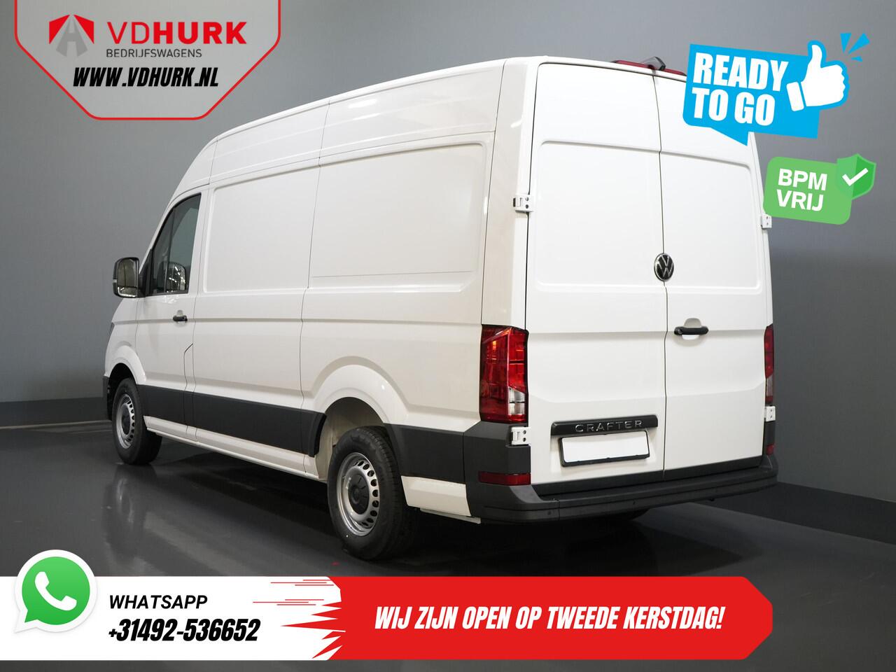 Volkswagen CRAFTER 35 2.0 TDI 140 pk DSG Aut. L3H3 BPM VRIJ! Gev.Stoel/ LED/ Virtual Cockpit/ Camera/ Cruise/ Carplay