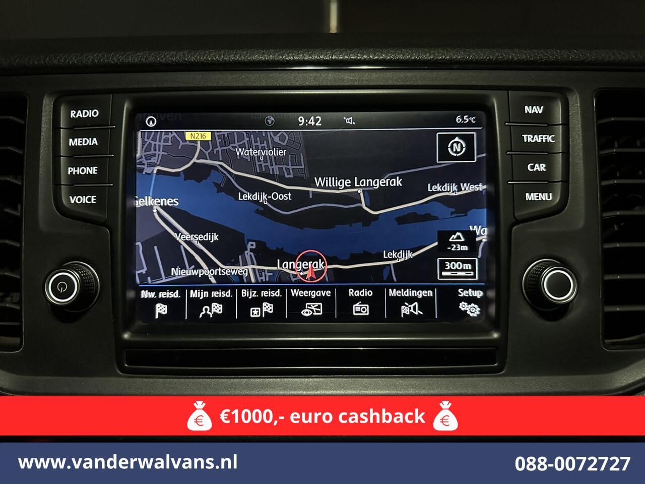 Volkswagen CRAFTER 2.0 TDI 141pk L3H2 L2H1 Euro6 *Rijklaar Direct Rijden* Airco | Navigatie | Camera | Apple Carplay Android Auto, Parkeersensoren, Bijrijdersbank