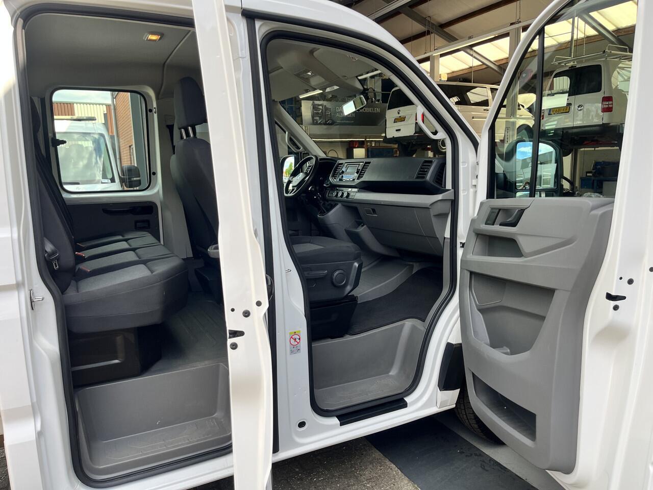 Volkswagen CRAFTER 35 2.0 TDI DC Open laadbak Airco Cruise controle Pick-up Euro 6 Parkeerhulp achter evt 3000kg trekgewicht 6 persoons p-up bakwagen open laadbak Pritsche