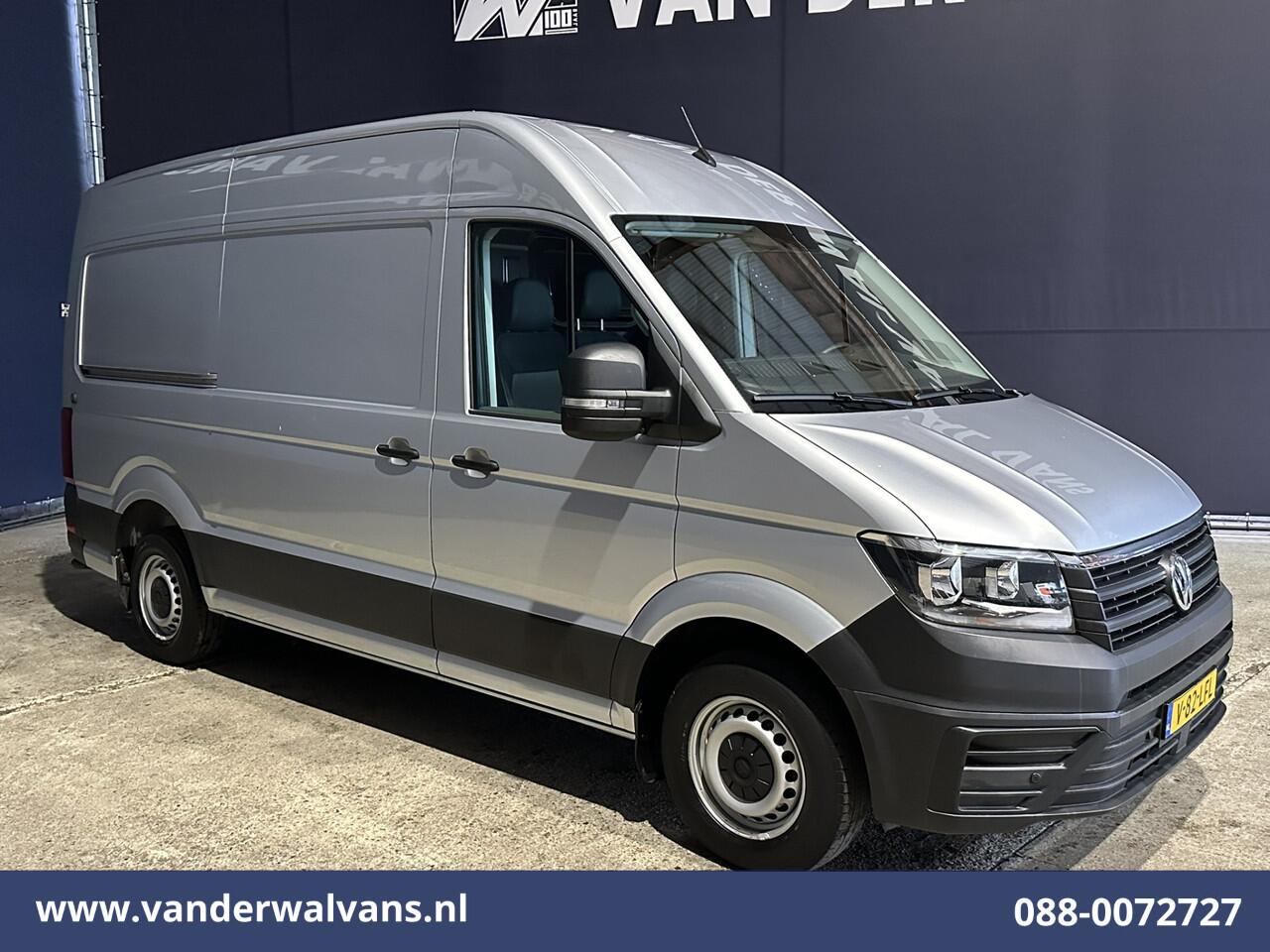 Volkswagen CRAFTER 2.0 TDI 140 pk L3H3 L2H2 Euro6 Airco | Camera | Cruisecontrol | Apple Carplay Android Auto, Chauffeursstoel, Parkeersensoren, Bijrijdersbank, 3000kg Trekvermogen, zilver
