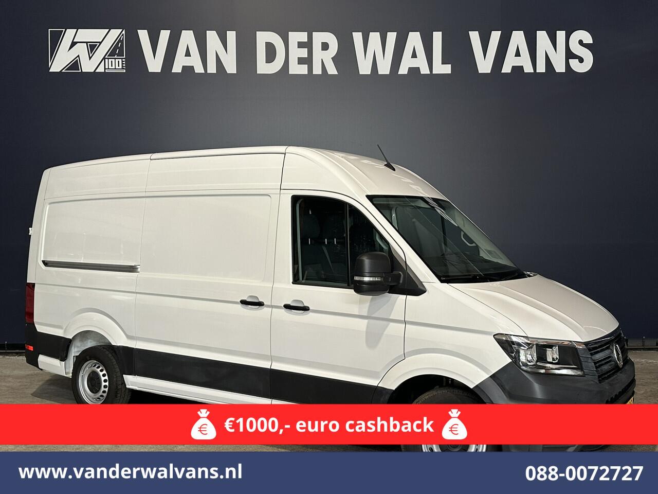 Volkswagen CRAFTER 2.0 TDI 140pk L3H3 L2H2 Euro6 Airco | Camera | Apple carplay | Android auto bijrijdersbank, 3000kg trekvermogen