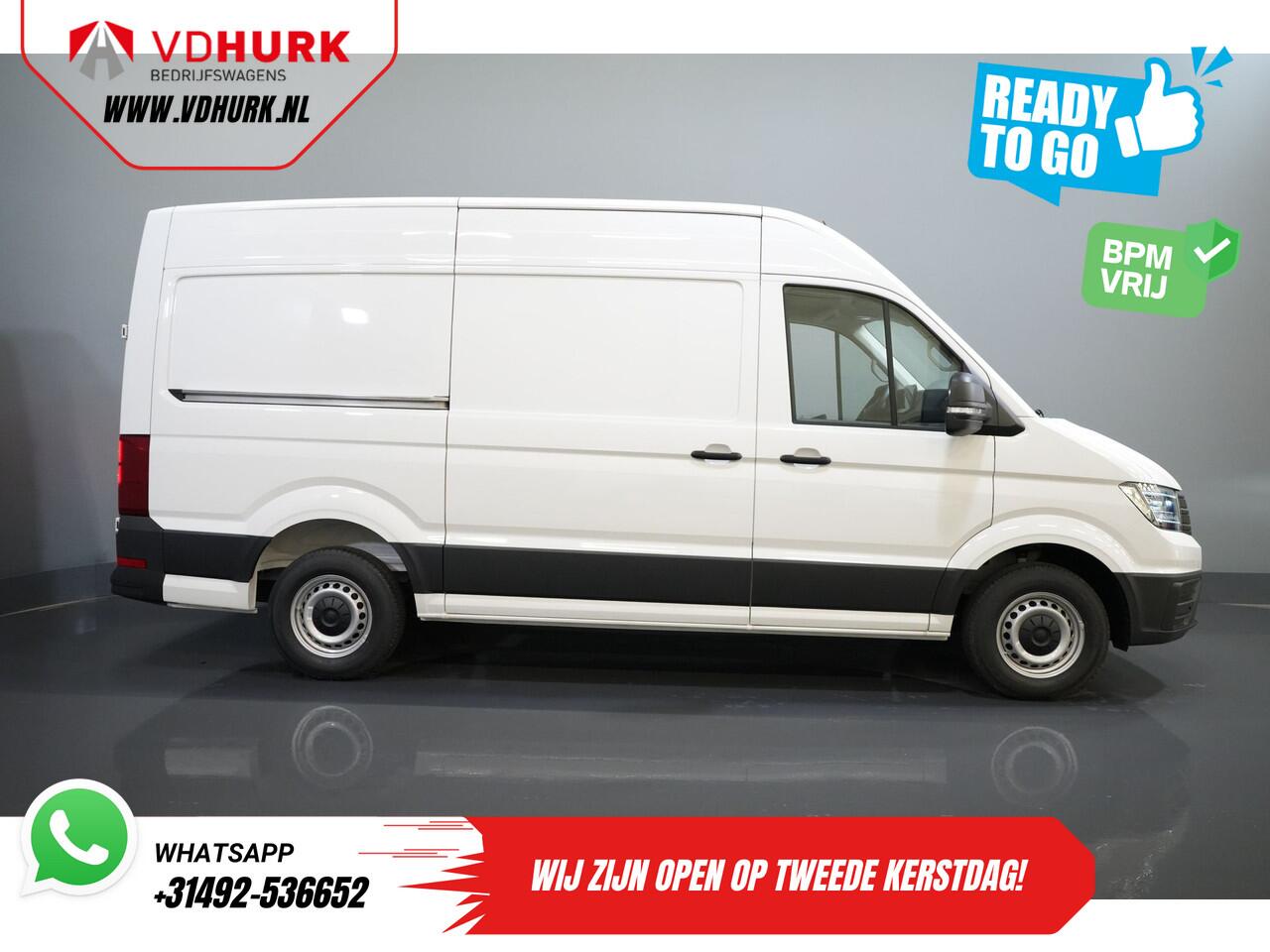 Volkswagen CRAFTER 35 2.0 TDI 140 pk DSG Aut. L3H3 BPM VRIJ! Virtual Cockpit/ LED/ Camera/ Cruise/ Carplay/ Gev.Stoel