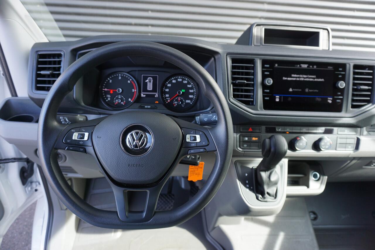 Volkswagen CRAFTER 35 163PK Automaat RWD L3H3/L2H2 3,5 Trekvermogen Apple Carplay Cruise Camera Stuur + Stoelverwarming 270° Deuren