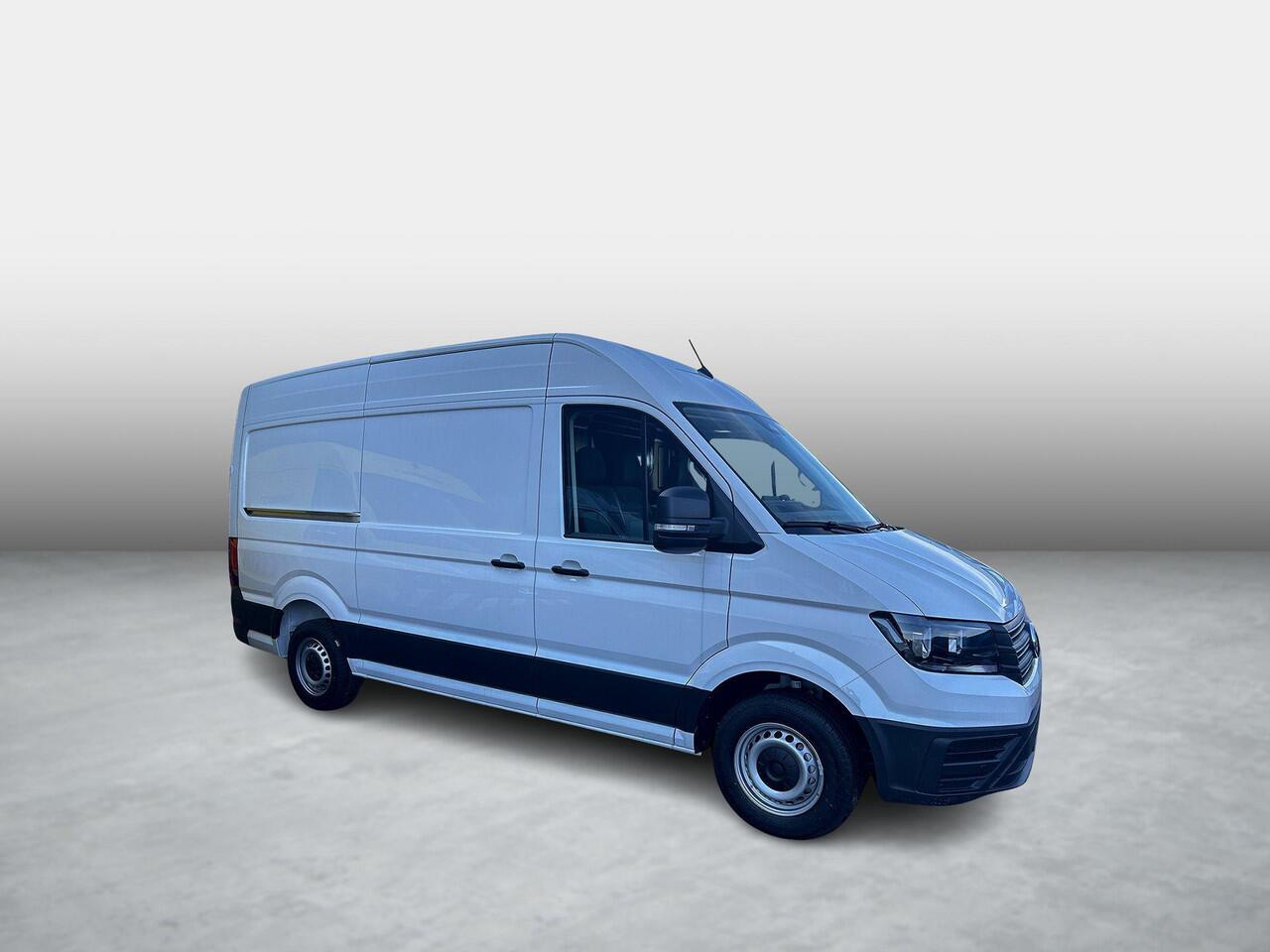 Volkswagen CRAFTER Bedrijfswagens Trendline L3H3 35 (140 pk) 103 kW pk 6 versn. Hand | BPM vrij | Vierseizoensbanden | Trekhaak met vaste kogel (inclusief aanhangwagenstabilisator) | Middelhoog dak (h3) | Achteruitrijcamera (rear view) |