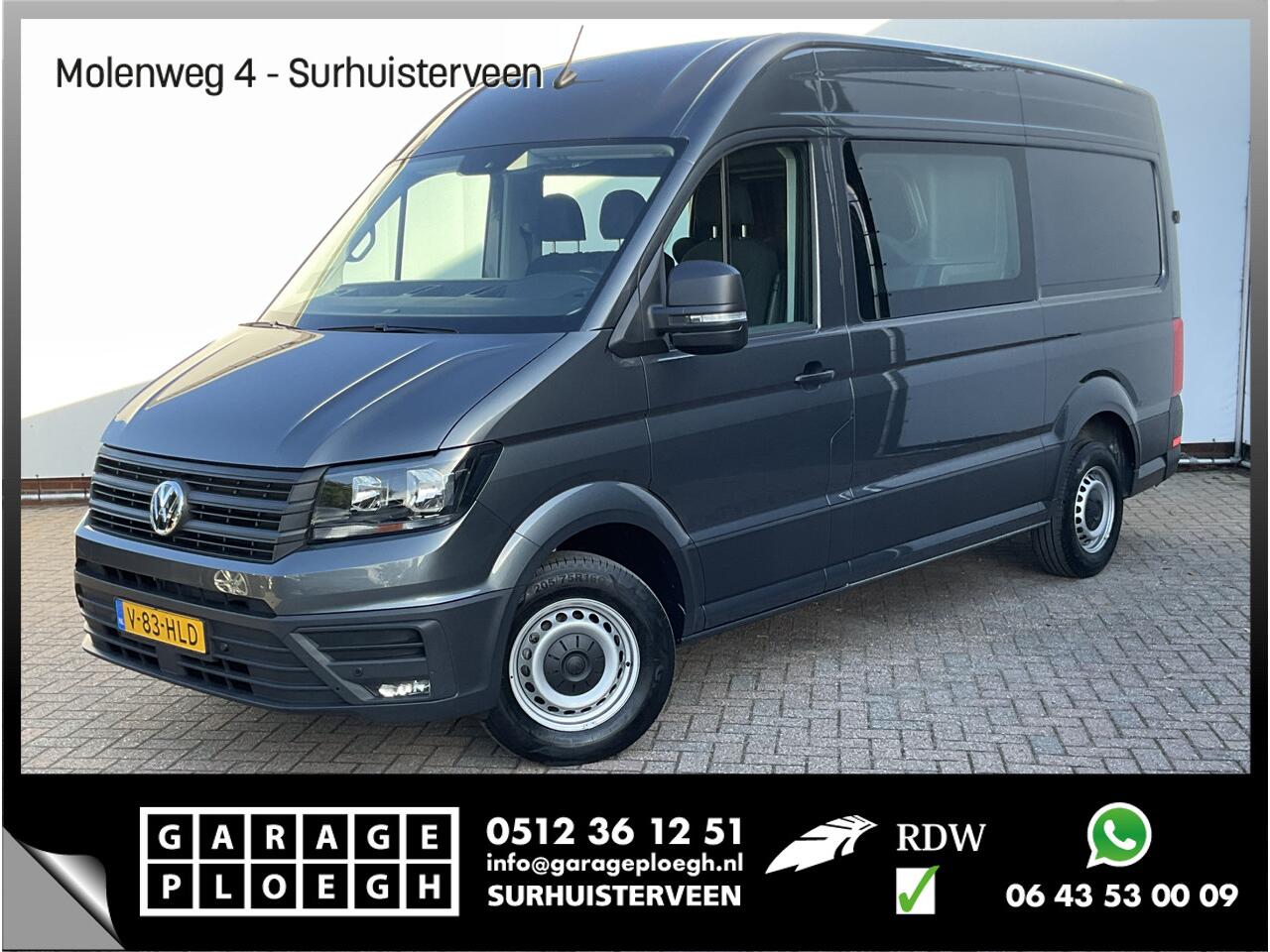 Volkswagen CRAFTER 6-Pers 30 2.0 TDI Dubbele Cabine L2H2 Comfortline Trekhaak Cam NL-Bus Voll.Onderhouden!