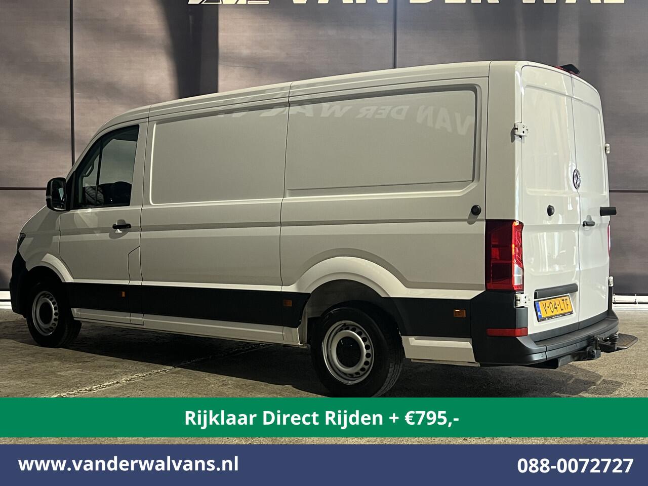 Volkswagen CRAFTER 2.0 TDI 141pk L3H2 (Oude L2H1) Euro6 *Rijklaar Direct Rijden* Airco | Camera | Apple Carplay | 3000kg Trekhaak | Cruisecontrol Android Auto, Parkeersensoren, Bijrijdersbank
