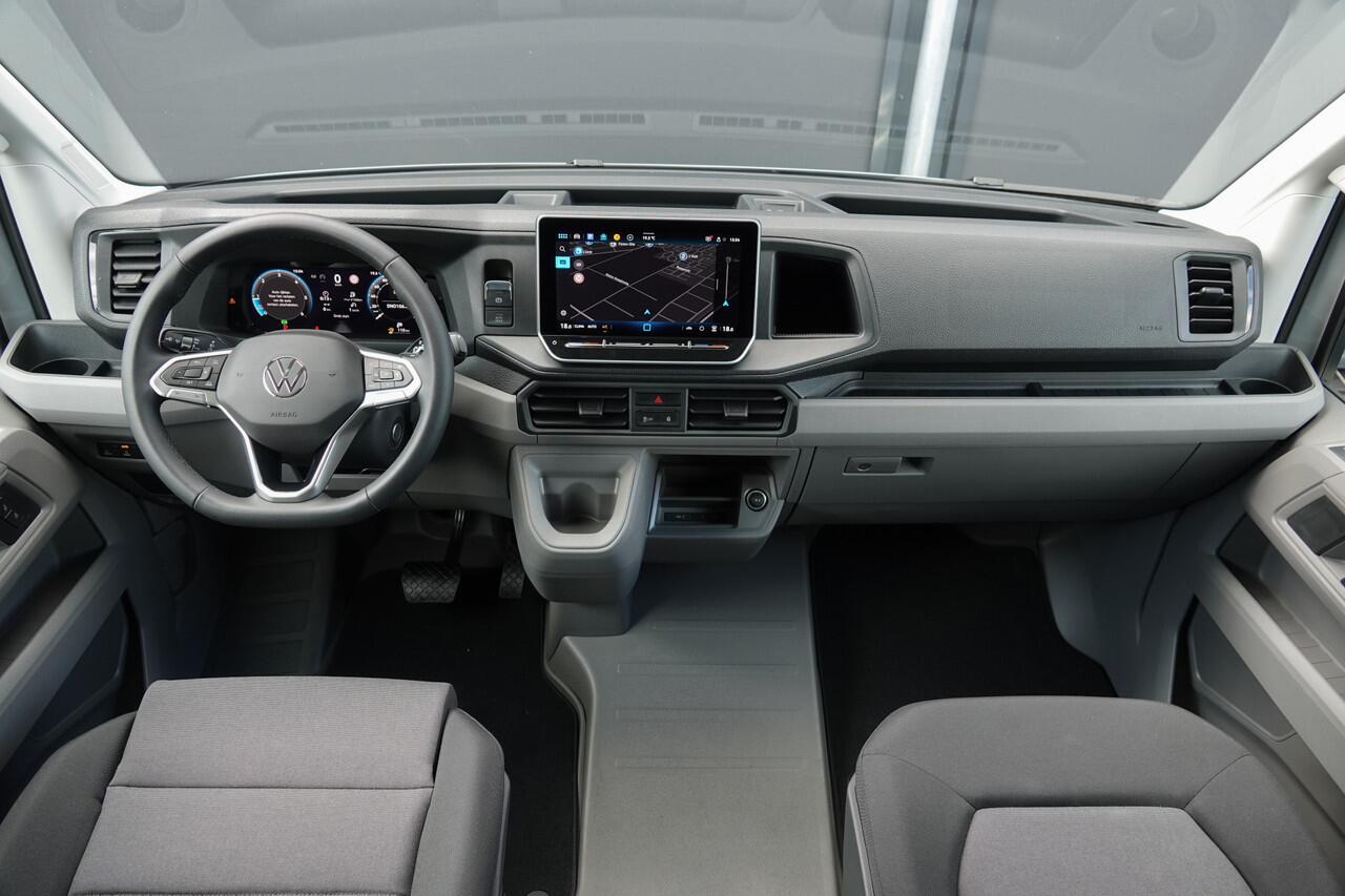 Volkswagen CRAFTER L3H2 | 177Pk Aut. | Dubbele Cabine | Nieuw Model | 10,4'' Navigatie | 19'' | Traffic Grey