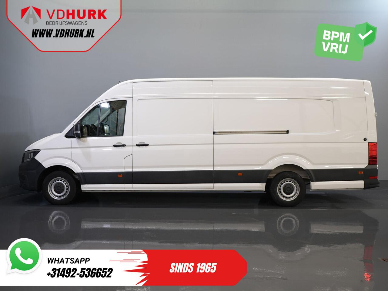 Volkswagen CRAFTER 35 2.0 TDI 140 pk L5H3 BPM VRIJ! 2x Schuifdeuren/ 270 Gr.Deuren/ Carplay/ Camera/ Airco