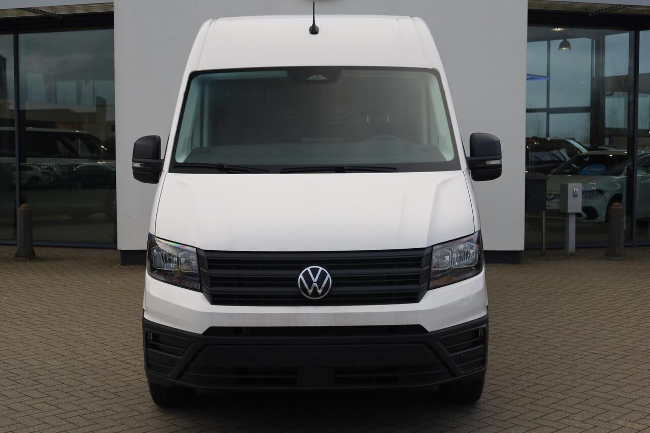 Volkswagen CRAFTER 30 2.0 TDI L3H3 Trendline 140PK / 103kW, BPM vrij, achteruitrijcamera, navigatie- en multimediapakket, achterdeuren met vergrote openingshoek, cruise control, LED-laadruimteverlichting, middelhoog dak (h3), stoelbekleding stof robuust "marathon", parkeers