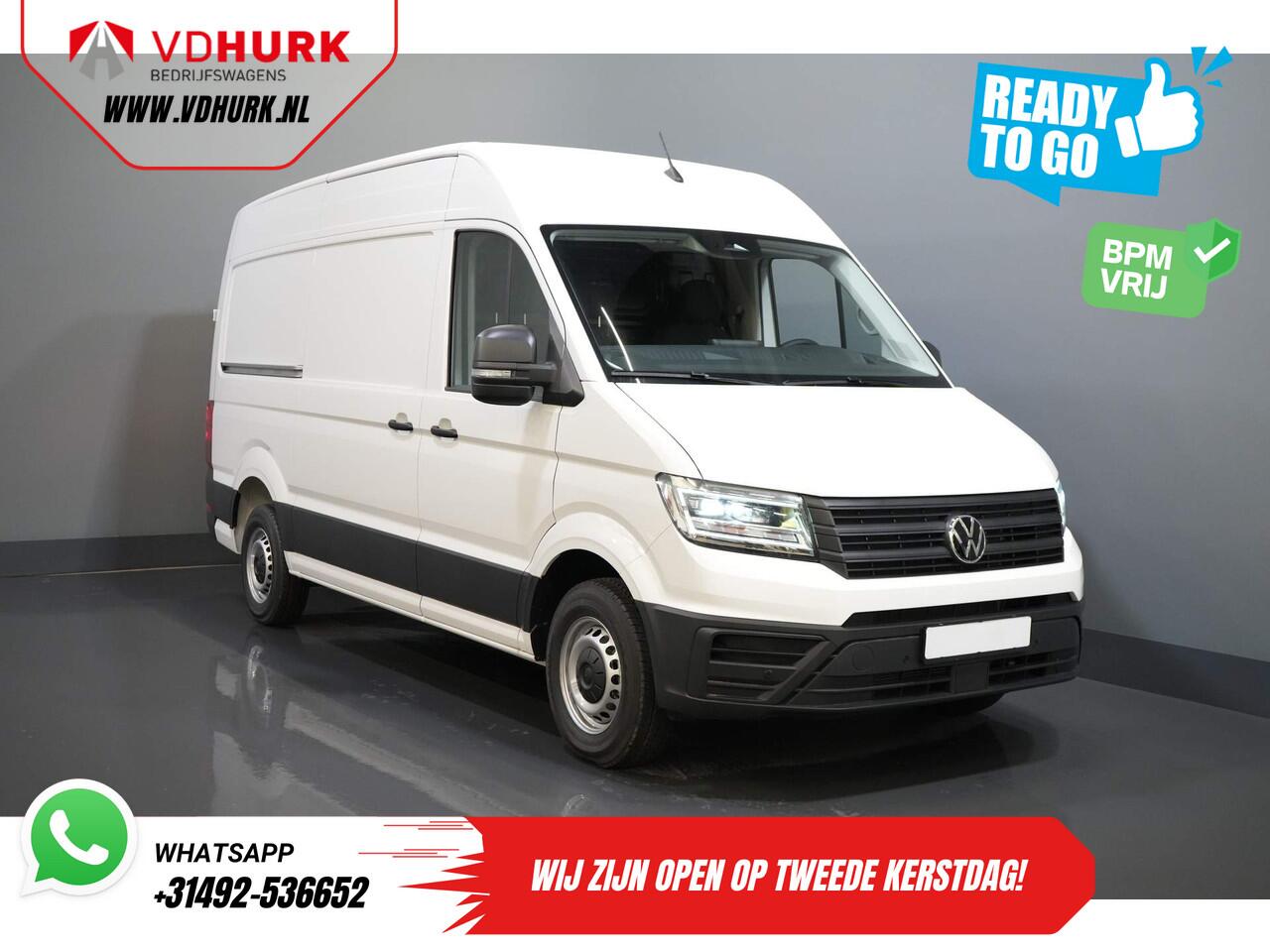 Volkswagen CRAFTER 35 2.0 TDI 140 pk DSG Aut. L3H3 BPM VRIJ! LED/ Virtual Cockpit/ Camera/ Cruise/ Carplay/ Gev.Stoel