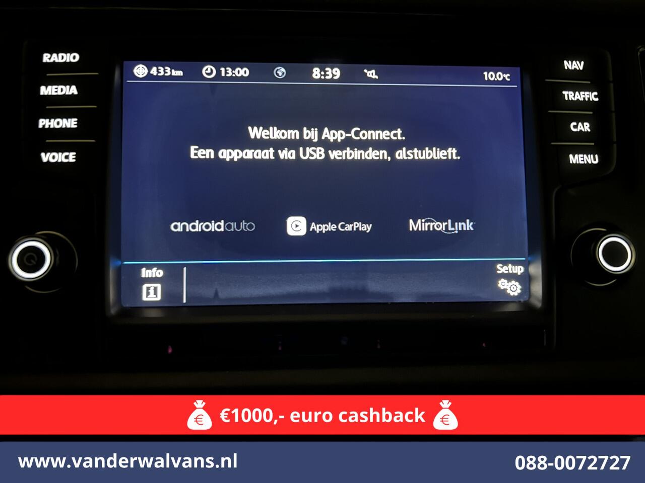 Volkswagen CRAFTER 2.0 TDI 140pk Automaat L4H3 L3H2 Euro6 Airco | Navigatie | Apple carplay | Camera Cruisecontrol, android auto, parkeersensoren, bijrijdersbank, 270 gr. achterdeuren