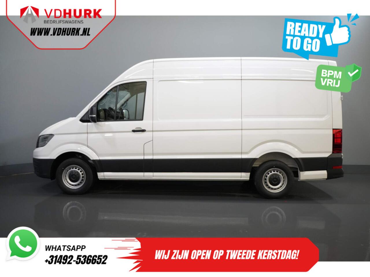 Volkswagen CRAFTER 35 140 pk DSG Aut. L3H3 BPM VRIJ! LED/ Virtual Cockpit/ Camera/ Cruise/ Carplay/ Gev.Stoel