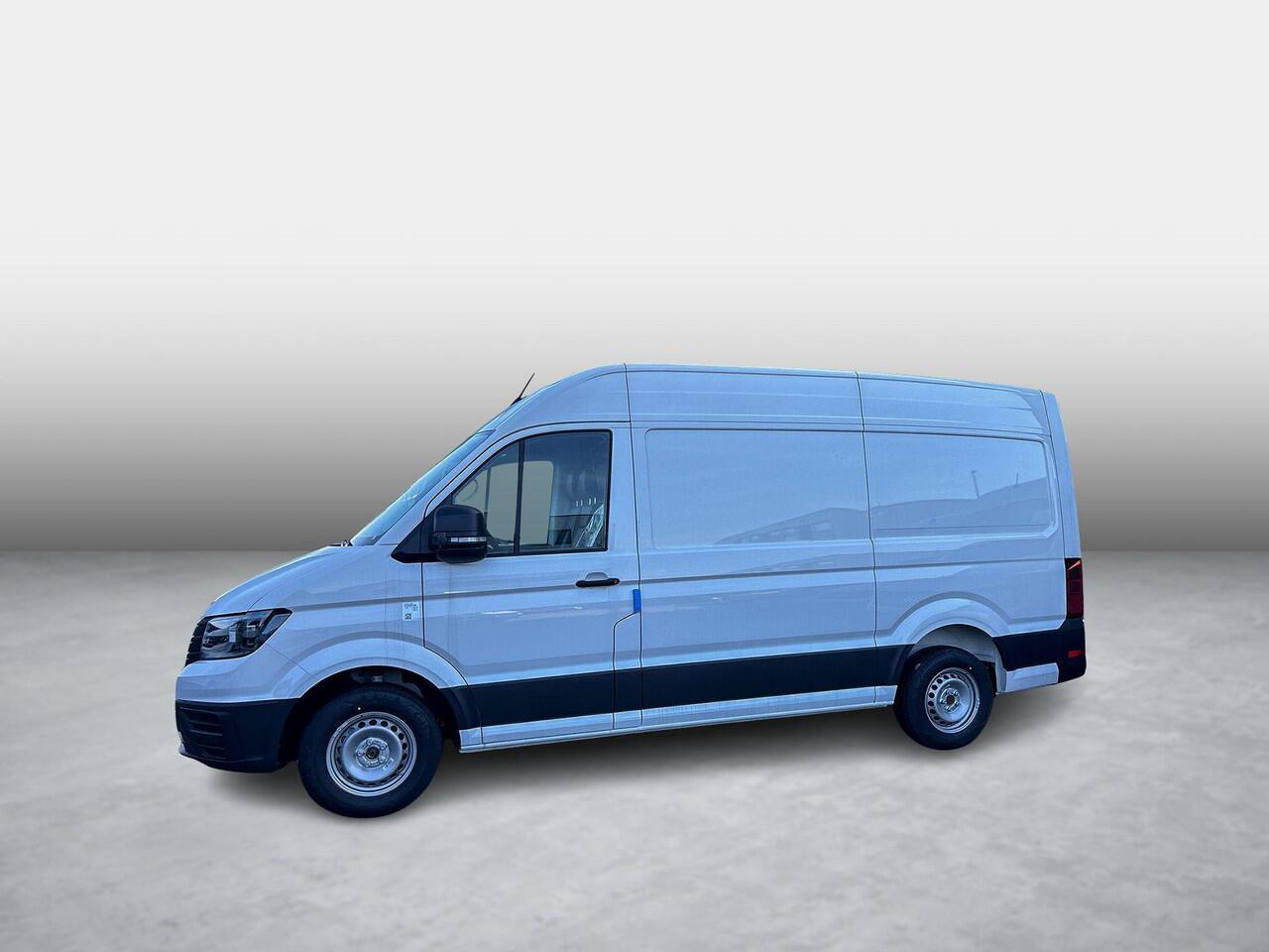Volkswagen CRAFTER Bedrijfswagens Trendline L3H3 2.0 TDI (140 pk) 103 kW pk 6 vers. | BPM vrij | Bijrijdersbank inclusief opbergvak | Middelhoog dak (h3) | Radio composition met 10" touch- kleurendisplay | Stoelbekleding kunstleder "mesh" |