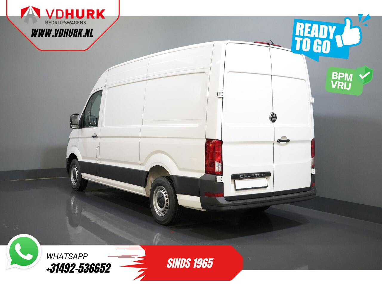 Volkswagen CRAFTER 35 2.0 TDI 140 pk DSG Aut. L3H3 BPM VRIJ/ LED/ Virtual Cockpit/ Camera/ Cruise/ Carplay/ Gev.Stoel