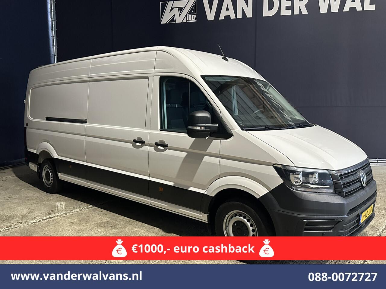 Volkswagen CRAFTER 2.0 TDI 140pk Automaat L4H3 L3H2 Euro6 Airco | Navigatie | Apple carplay | Camera Cruisecontrol, android auto, parkeersensoren, bijrijdersbank, 270 gr. achterdeuren