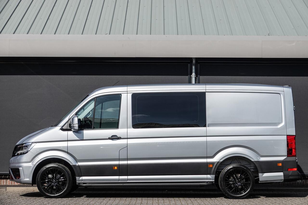 Volkswagen CRAFTER L3H2 | 177Pk Aut. | Dubbele Cabine | Nieuw Model | 10,4'' Navigatie | 19'' | Oyster Silver