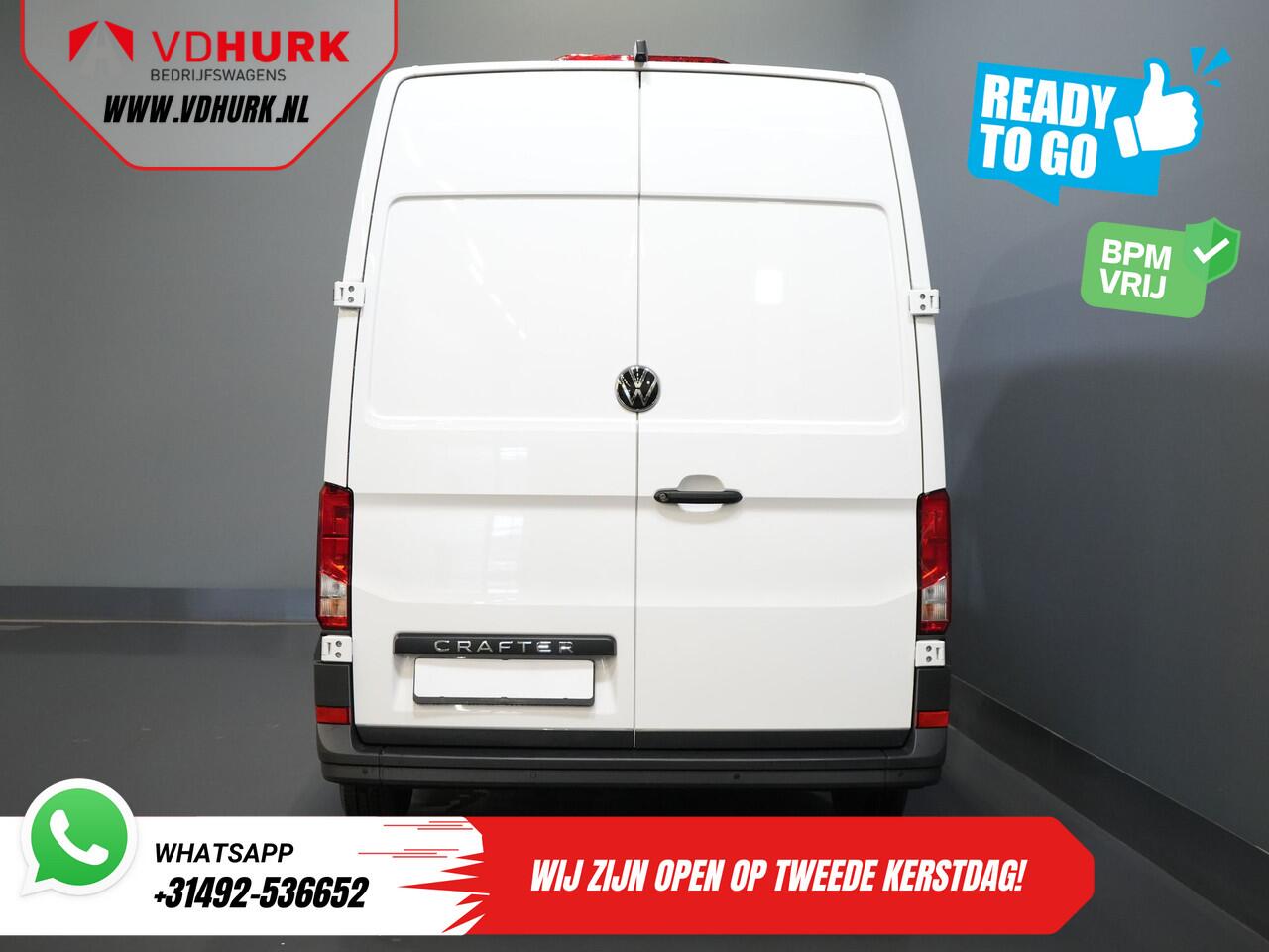 Volkswagen CRAFTER 35 2.0 TDI 140 pk DSG Aut. L3H3 BPM VRIJ! Gev.Stoel/ LED/ Virtual Cockpit/ Camera/ Cruise/ Carplay