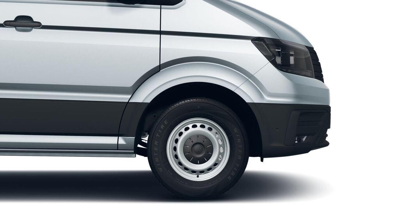 Volkswagen CRAFTER Highline L3H3 140 pk automaat GVW 3.5T BPM vrij | bijrijdersbank | park assist | trekhaak | navigatiepakket