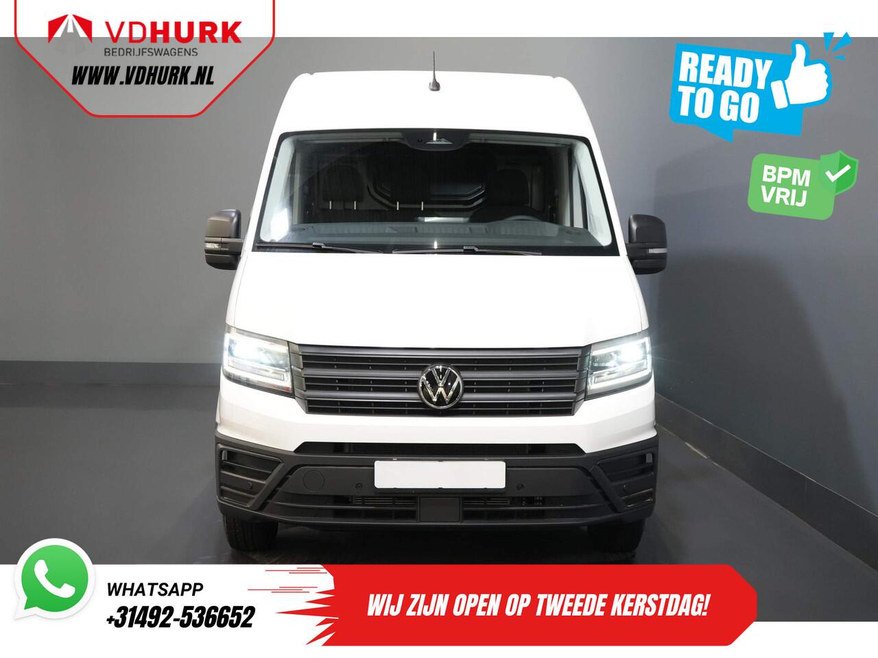 Volkswagen CRAFTER 35 2.0 TDI 140 pk DSG Aut. L3H3 BPM VRIJ! Carplay/ LED/ Virtual Cockpit/ Camera/ Cruise/ Gev.Stoel