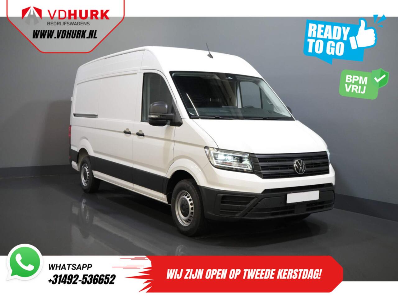 Volkswagen CRAFTER 35 140 pk DSG Aut. L3H3 BPM VRIJ! LED/ Virtual Cockpit/ Camera/ Cruise/ Carplay/ Gev.Stoel