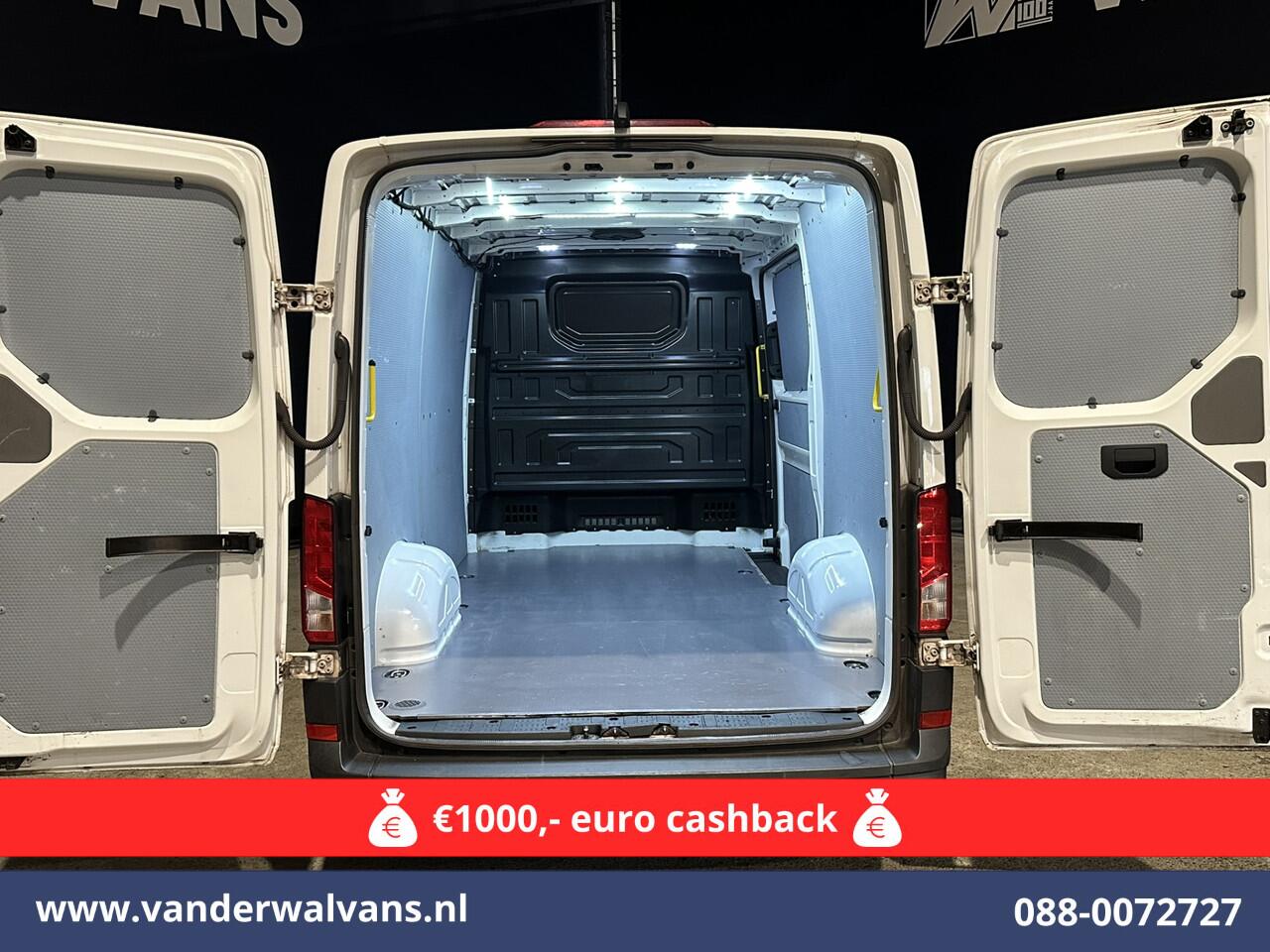 Volkswagen CRAFTER 2.0 TDI 141pk L3H2 L2H1 Euro6 *Rijklaar Direct Rijden* Airco | Navigatie | Camera | Apple Carplay Android Auto, Parkeersensoren, Bijrijdersbank