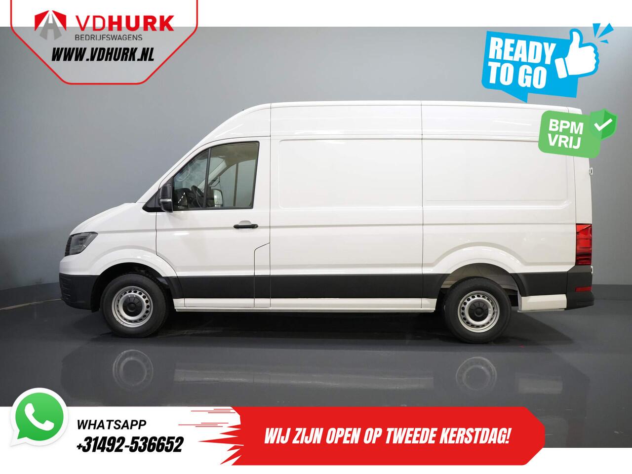 Volkswagen CRAFTER 35 2.0 TDI 140 pk DSG Aut. L3H3 BPM VRIJ! LED/ Virtual Cockpit/ Camera/ Cruise/ Carplay/ Gev.Stoel