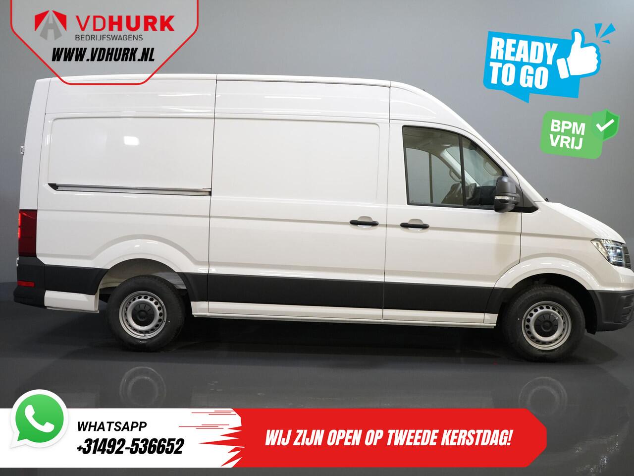 Volkswagen CRAFTER 35 2.0 TDI 140 pk DSG Aut. L3H3 BPM VRIJ! Gev.Stoel/ LED/ Virtual Cockpit/ Camera/ Cruise/ Carplay