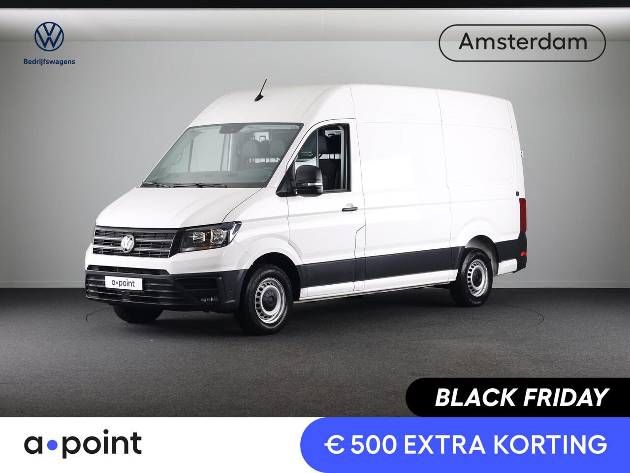 Volkswagen CRAFTER 35 2.0 TDI L3H3 EURO VI 140 pk Automaat| Verlengde garantie | Navigatie | Parkeersensoren | Achteruitrijcamera | Cruise control | Apple Carplay/Android Auto |