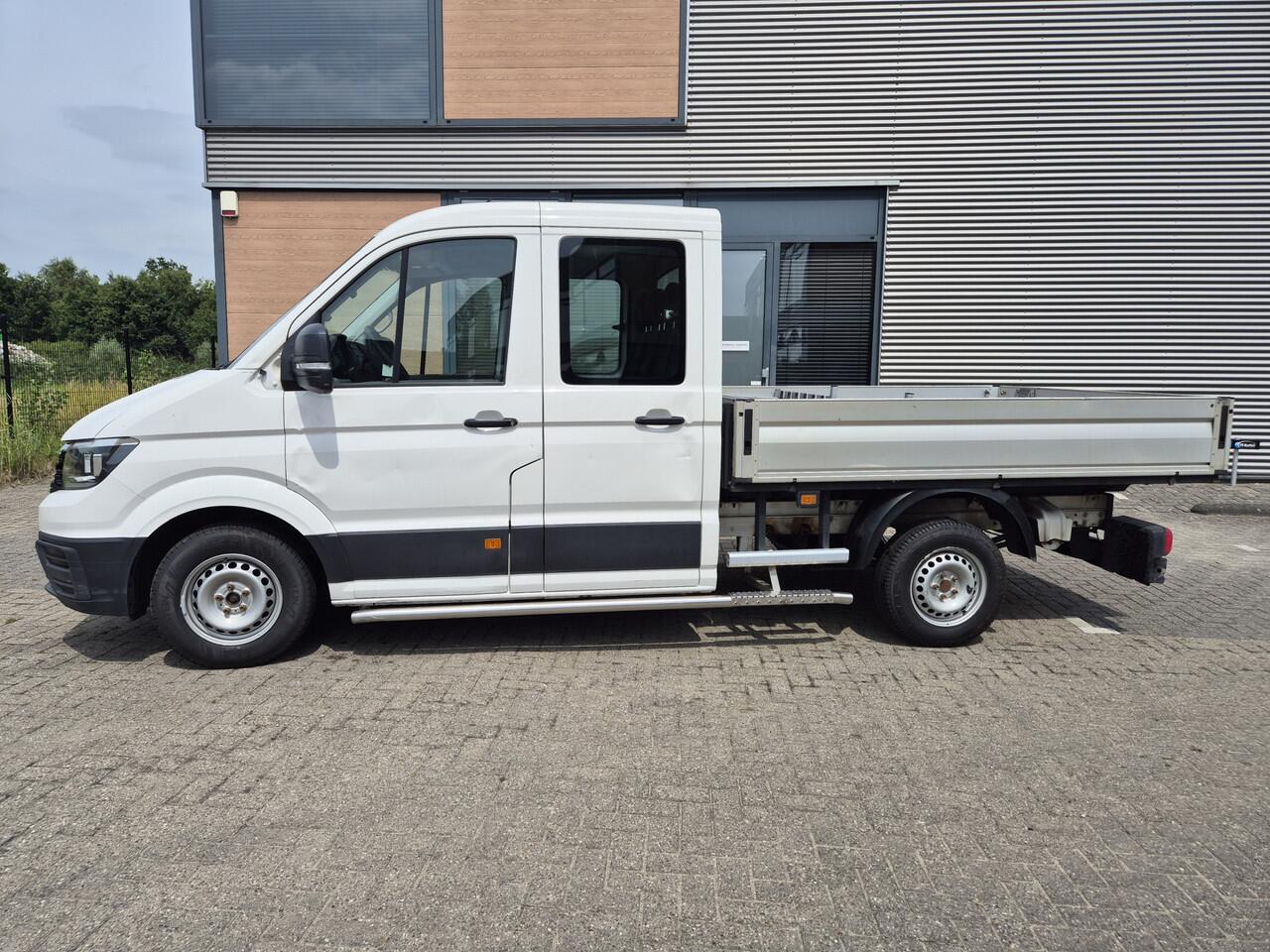 Volkswagen CRAFTER 35 2.0 TDI motor defect openlaadbak dc 7-pers 80dkm euro6 L3 Comfortline pick-up open-laadbak