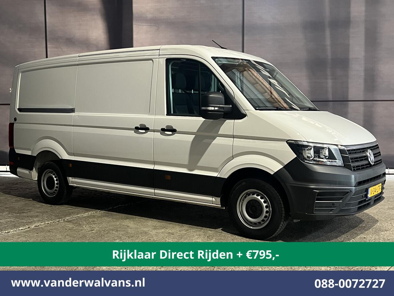 Volkswagen CRAFTER 2.0 TDI 141pk L3H2 (Oude L2H1) Euro6 *Rijklaar Direct Rijden* Airco | Camera | Apple Carplay | 3000kg Trekhaak | Cruisecontrol Android Auto, Parkeersensoren, Bijrijdersbank