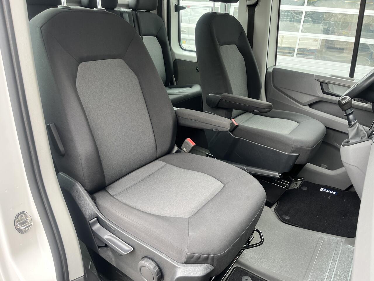 Volkswagen CRAFTER 35 2.0 TDI DC Open laadbak Airco Cruise controle Pick-up Euro 6 Parkeerhulp achter evt 2500kg trekgewicht 6 persoons p-up bakwagen open laadbak Pritsche