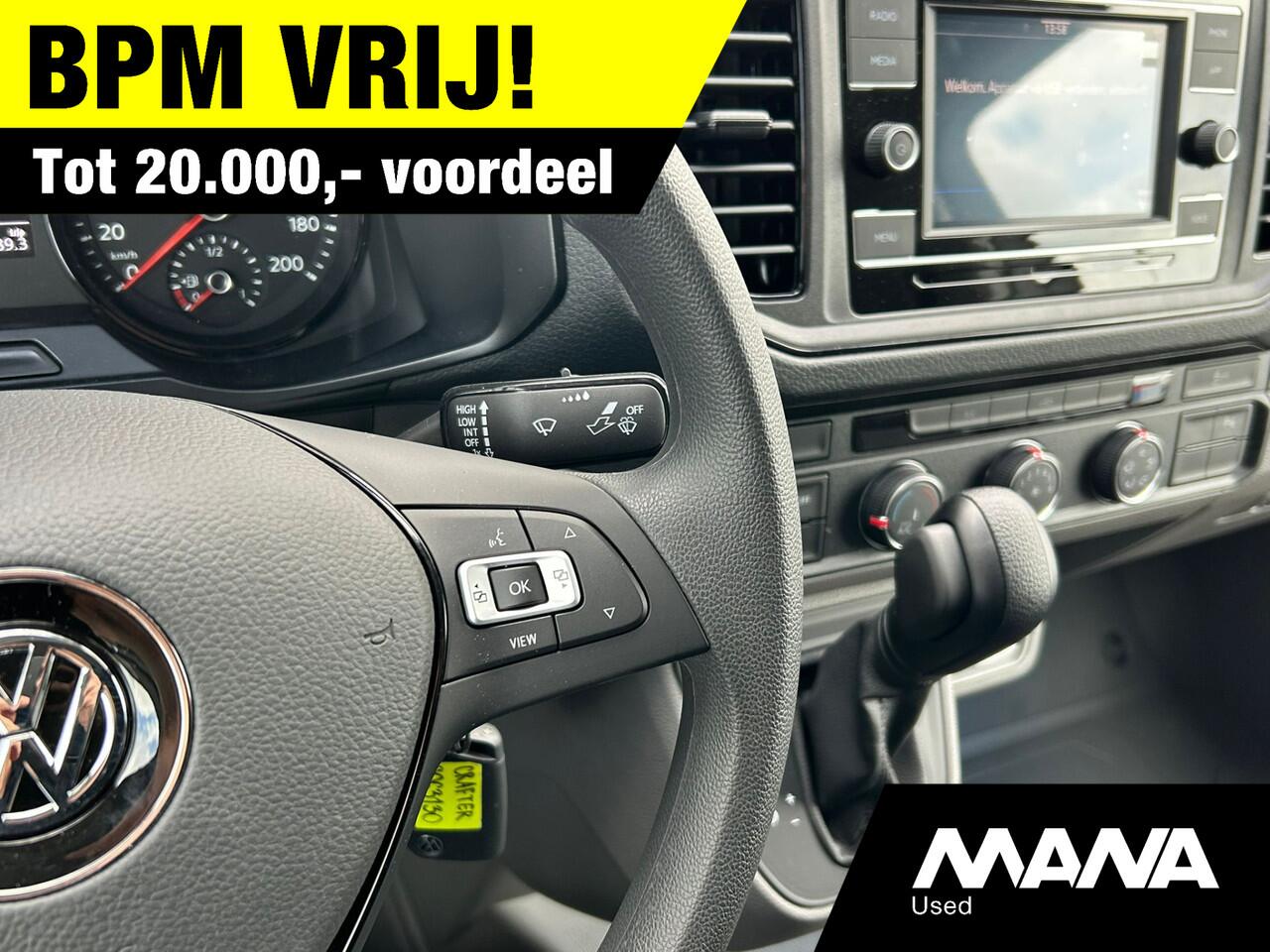 Volkswagen CRAFTER 35 2.0TDI 140PK L3H3 Automaat Carplay Sensoren Airco Cruise