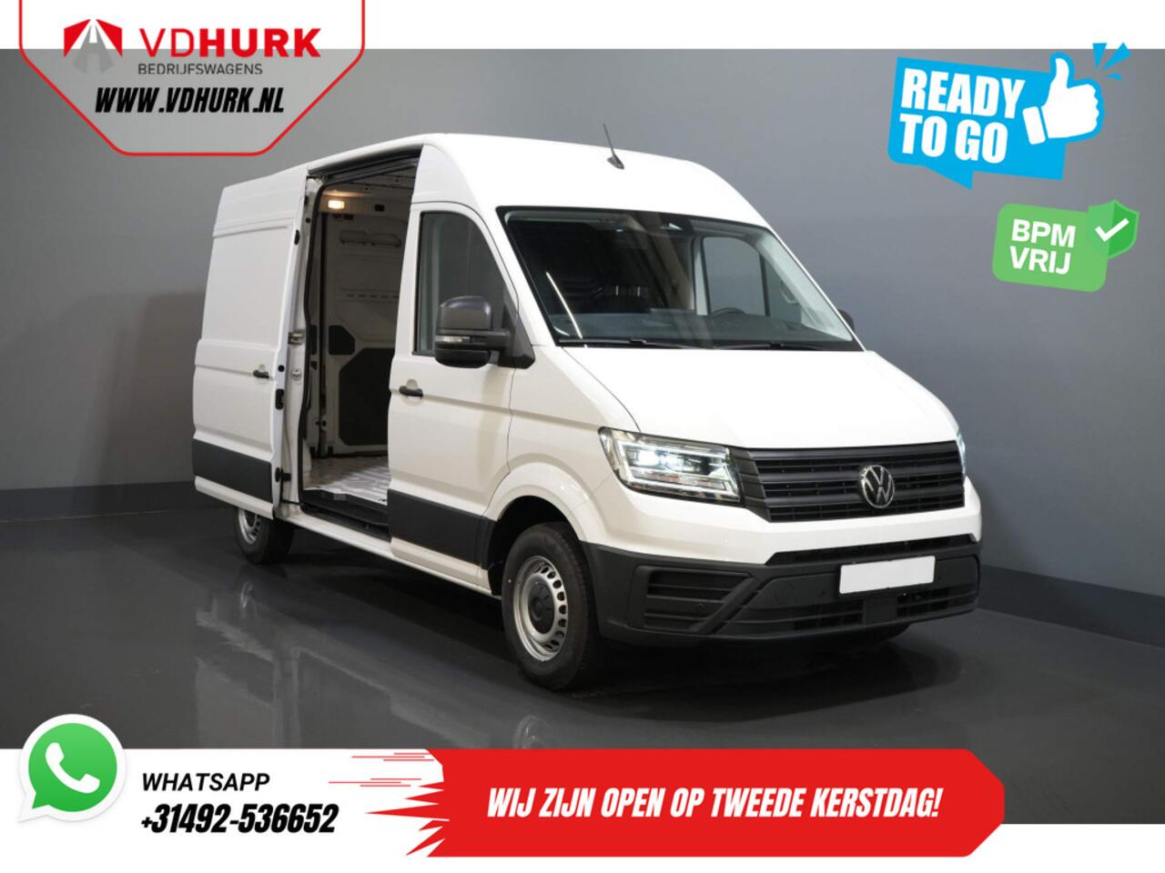 Volkswagen CRAFTER 35 140 pk DSG Aut. L3H3 BPM VRIJ! LED/ Virtual Cockpit/ Camera/ Cruise/ Carplay/ Gev.Stoel