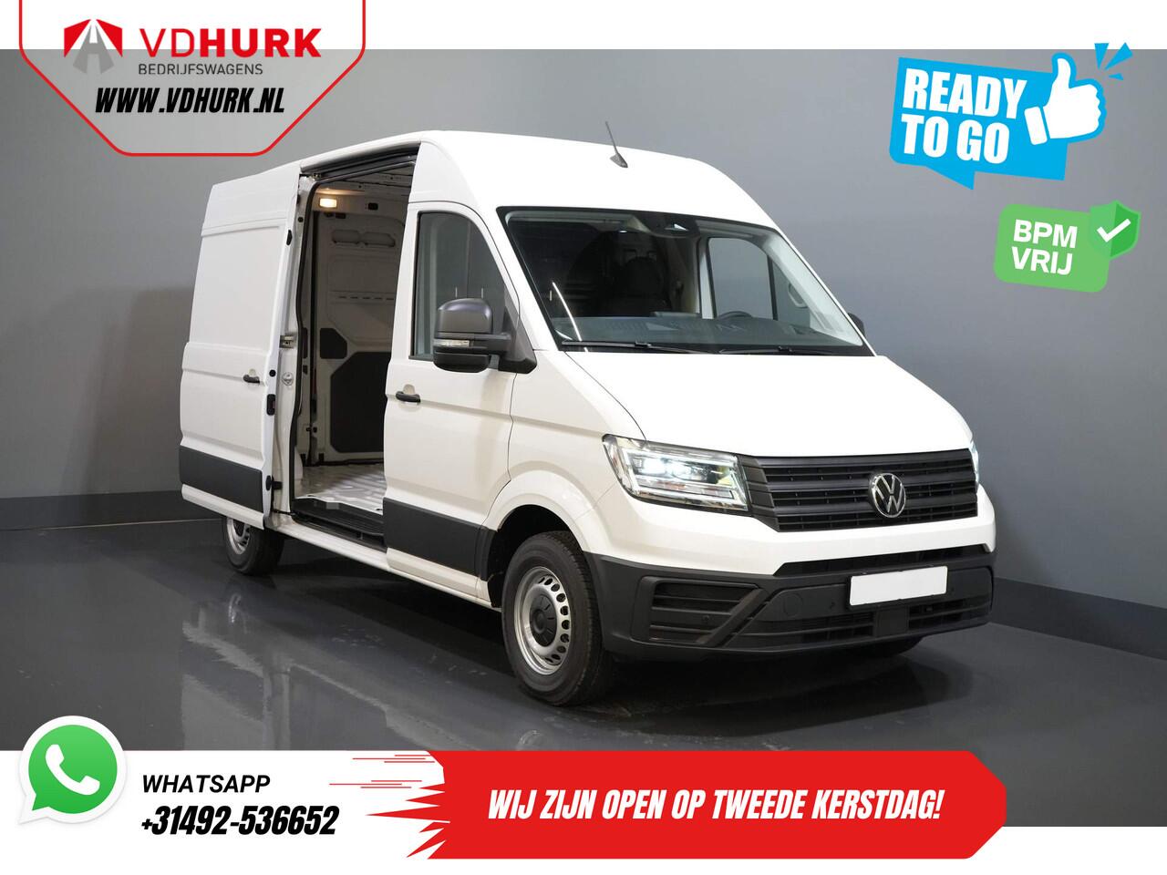 Volkswagen CRAFTER 35 2.0 TDI 140 pk DSG Aut. L3H3 BPM VRIJ! LED/ Virtual Cockpit/ Camera/ Cruise/ Carplay/ Gev.Stoel