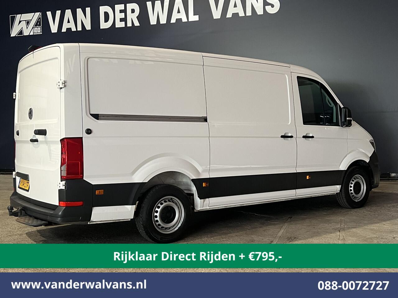 Volkswagen CRAFTER 2.0 TDI 141pk L3H2 (Oude L2H1) Euro6 *Rijklaar Direct Rijden* Airco | Camera | Apple Carplay | 3000kg Trekhaak | Cruisecontrol Android Auto, Parkeersensoren, Bijrijdersbank